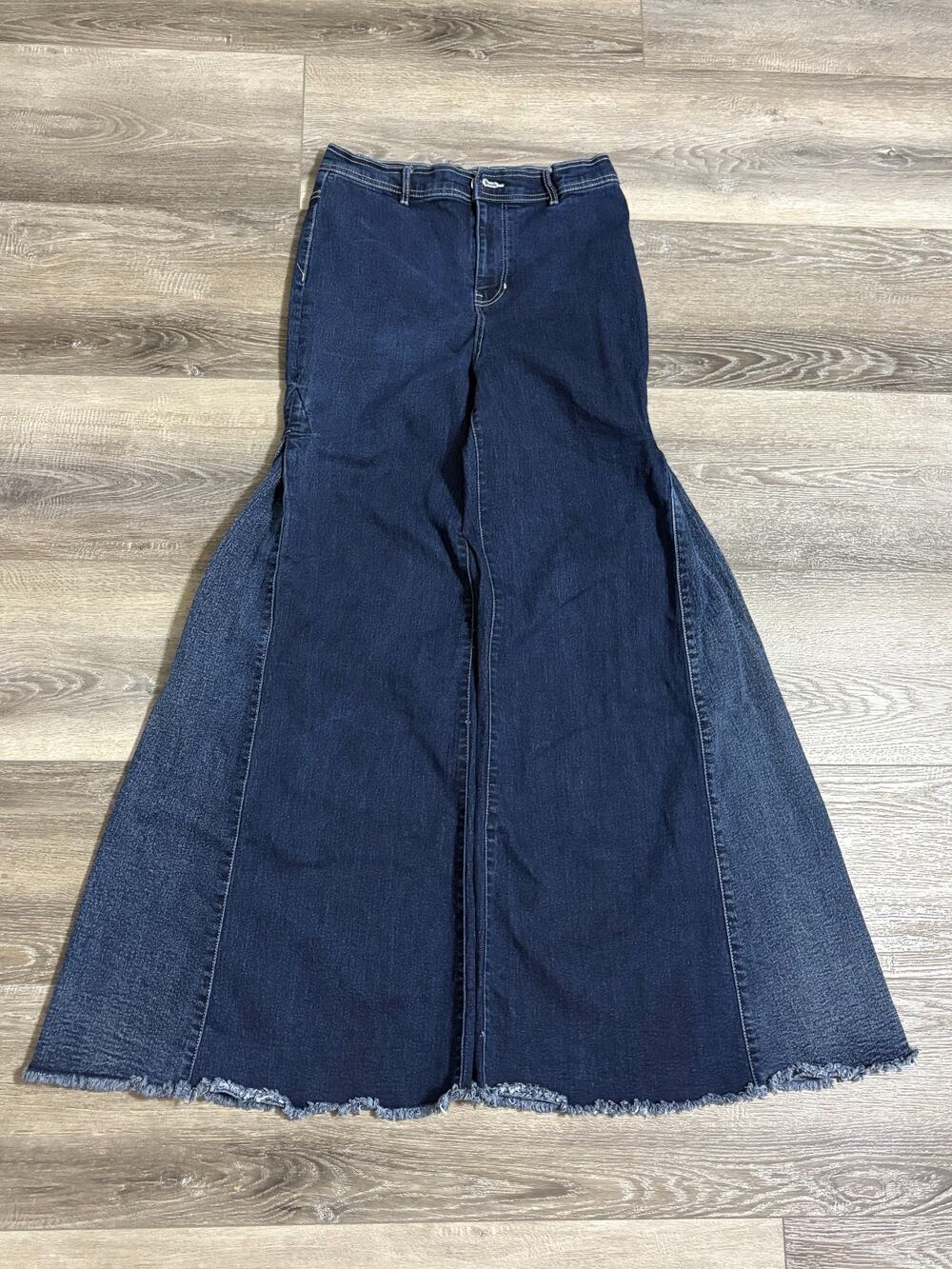 Venus Dark Wash Ultra Baggy Custom Customized Jeans Retro Y2K - Women’s 10